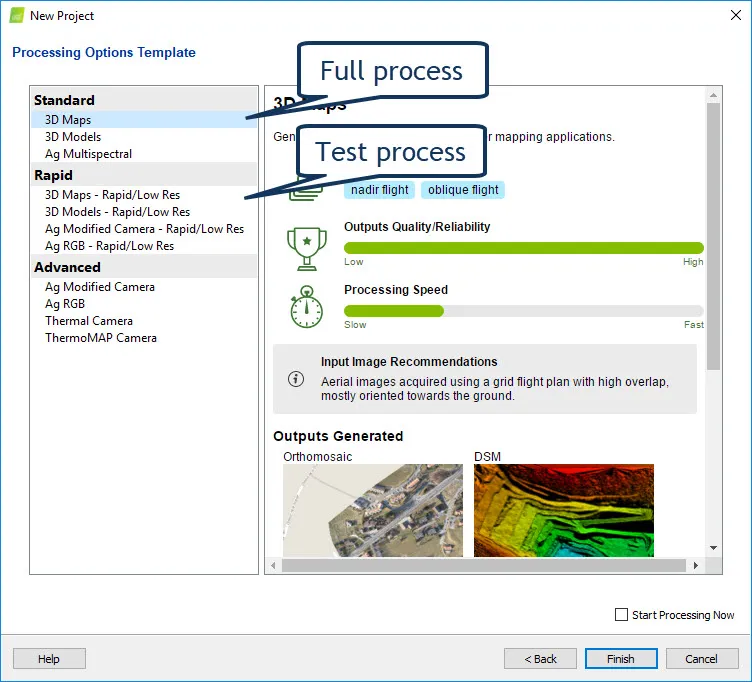 pix4d photogrammetry software setup