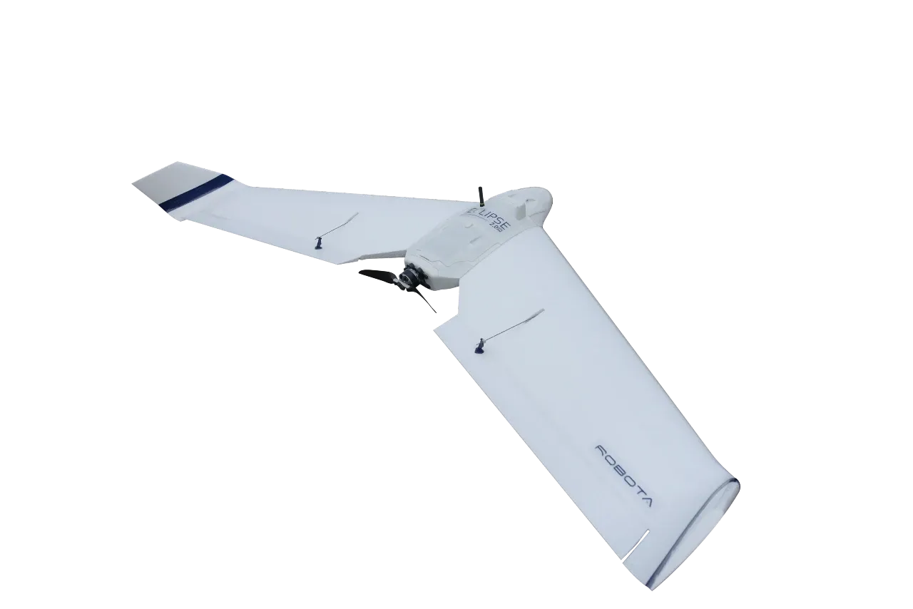 Eclipse 2.0 professional fixed-wing drone for surveying with RTK corrections