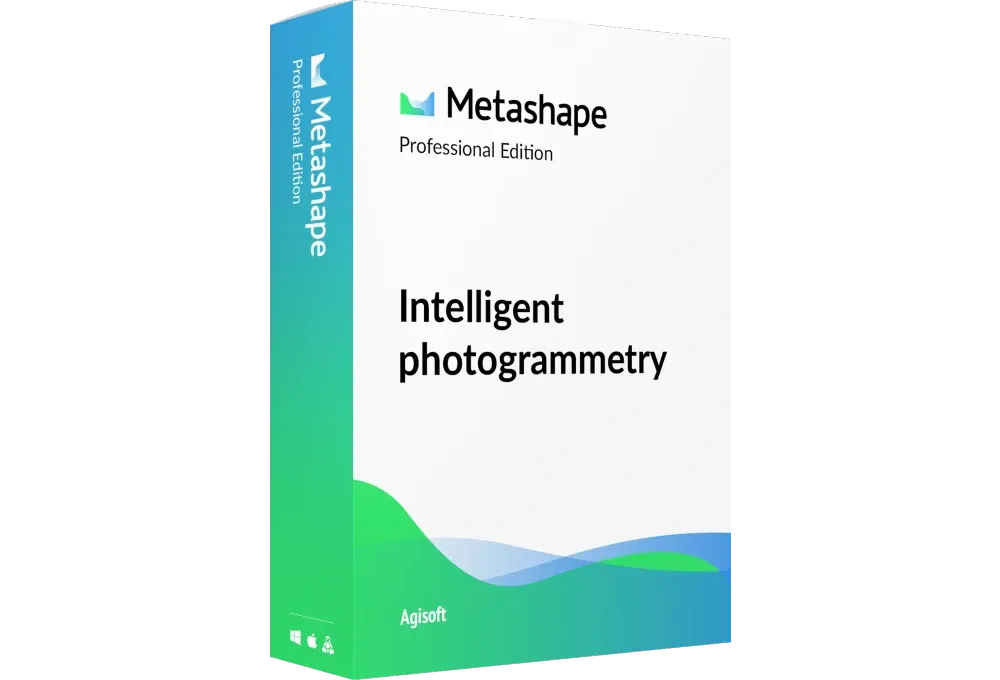 Agisoft Metashape Pro photogrammetry software box
