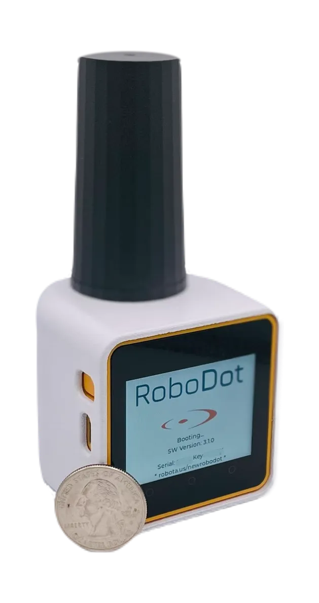 RoboDot Touch high-accuracy RTK GPS receiver for drone mapping